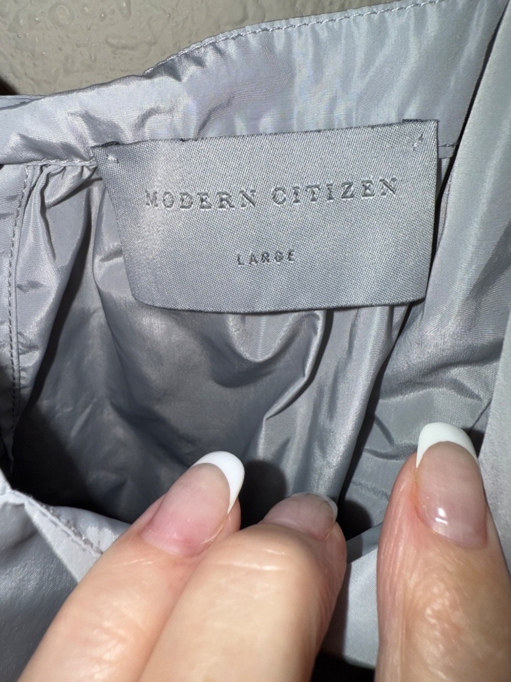 Modern Citizen Oralia Taffeta Tiered Maxi Dress L - Picture 6 of 6